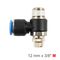AIRCRAFT Flow Control Swiv. Elbow Pu 12mm X 3/8' M